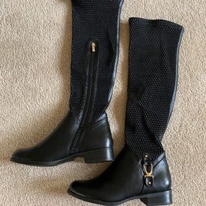 N.Y.L.A. Amanpreet Black Boots NEW in box